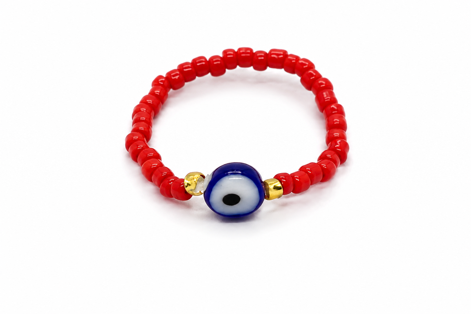Anti-Evil Eye Protection Ring (Thin Bead)