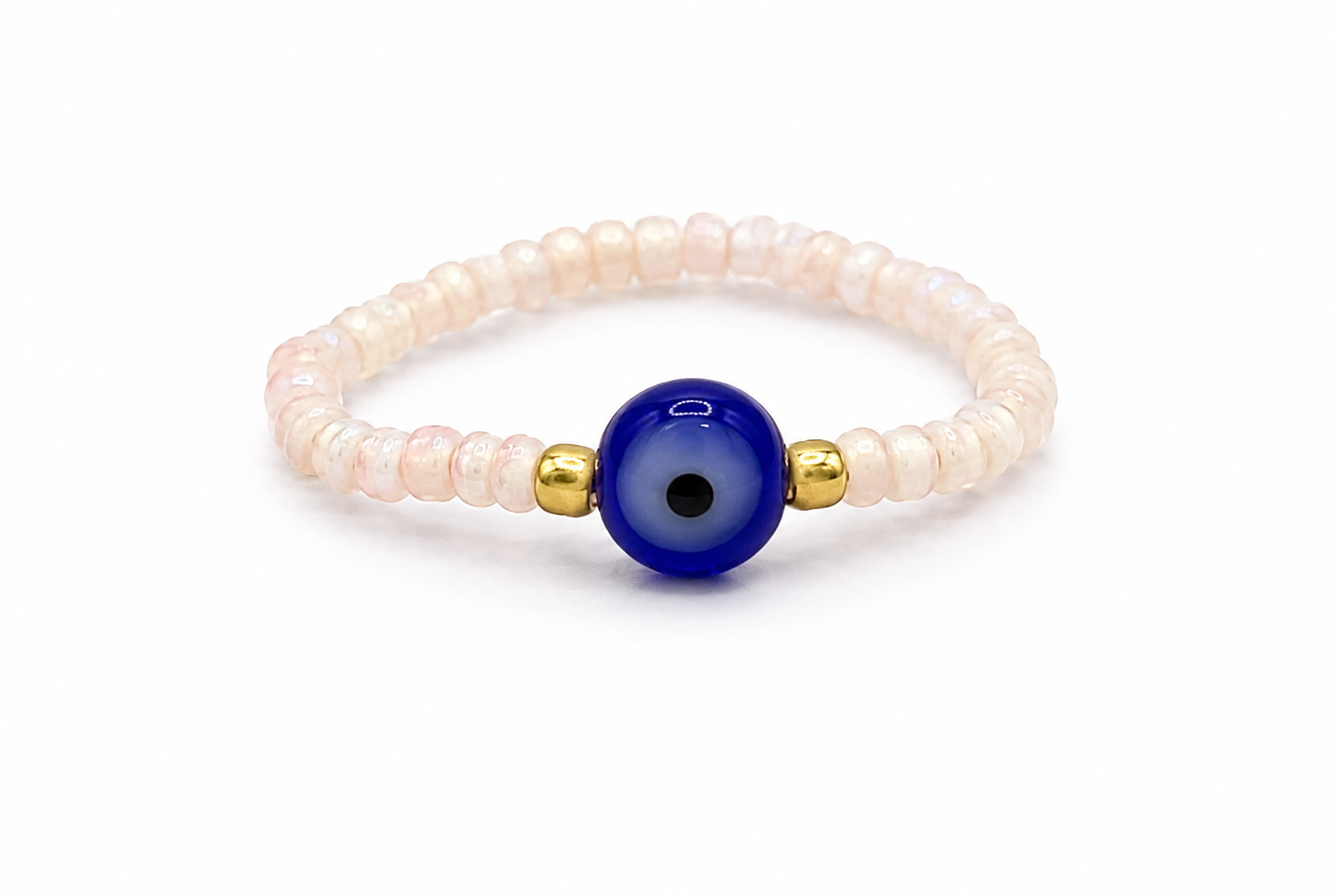 Anti-Evil Eye Protection Ring (Thin Bead)