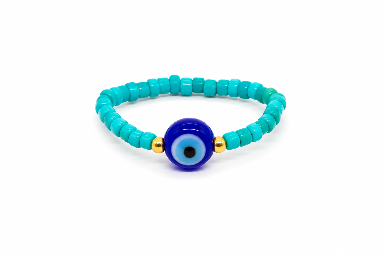 Anti-Evil Eye Protection Ring (Thin Bead)