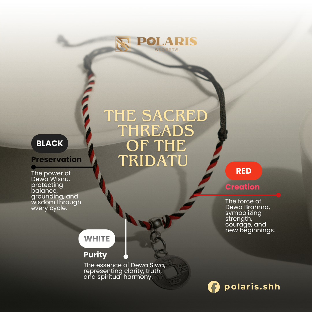 Tridatu Balinese Bracelet for Protection by Polaris&